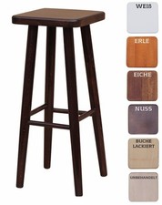 LOT - 2 pièces CHAISE DE BAR TABOURET EN BOIS DE LIVRE NEUF 72 CM DE HAUT