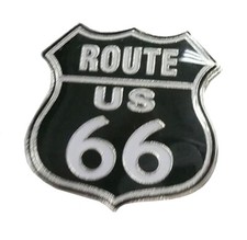 Paquet De 50 Route 66 Noir Logo Vélo Moto Chapeau Bonnet Revers Broche HP6089