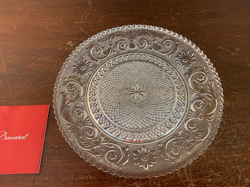 Assiette arabesque cristal - assiette,
