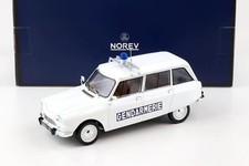 1:18 NOREV Citroen Ami 8 Pause 1975 Gendarmerie Blanc - Limitée 200 Pièces