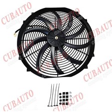 406mm Slim Radiateur électrique du ventilateur de refroidissement 120W Universal