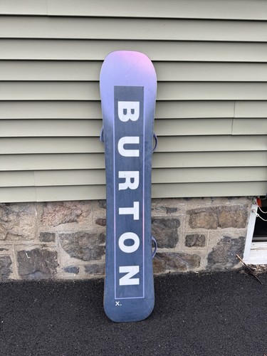 Black burton custom 158w - burton, x