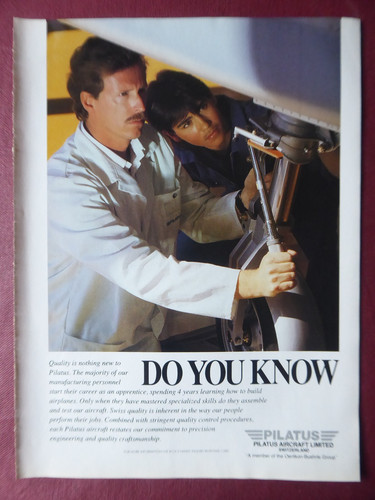 1989 pub pilatus - 8/1989, aircraft