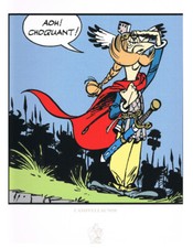 UDERZO: CASSIVELLAUNOS - SERIGRAPHIE - ASTERIX - OBELIX - Comme Neuf