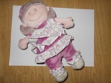 DOUDOU poupée KALI NINA KENZA rose violet NOUKIE'S fleur 2010