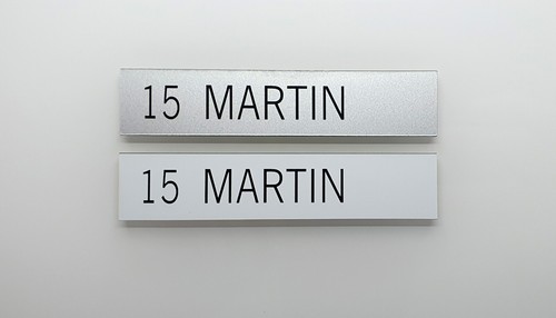 Plaque boite aux - , lettres