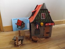 Playmobil n° 6463 La Maison verte à Colombage du tailleur MEDIEVAL STORE échoppe