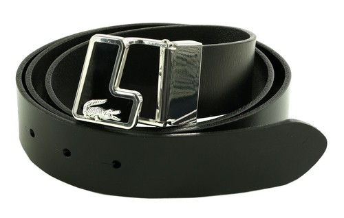 Lacoste ceinture plain leather - lacoste,