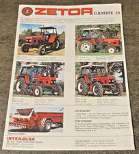 Feuillet publicitaire Tracteur