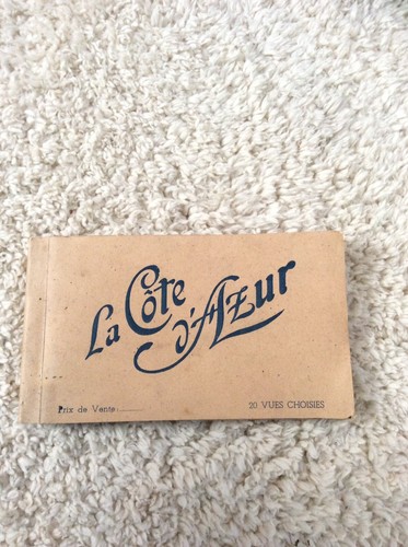 Ancien carnet cartes - 20,
