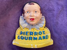 Présentoir à sucettes Pierrot Gourmand des années 40-50