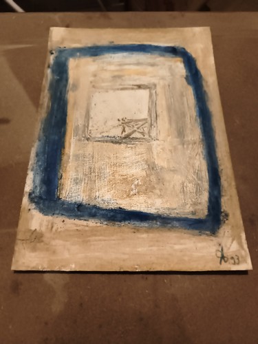 Peinture abstraite h93 1993 - h93,