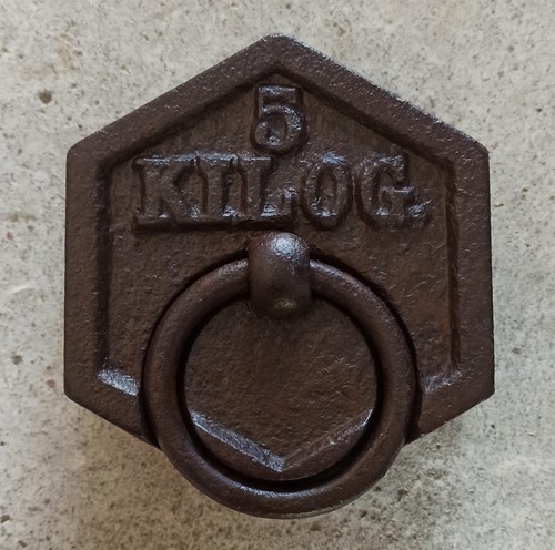 Ancien poids hexagonale - ancien,