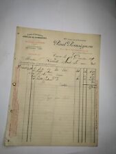 Facture Fers Charbons