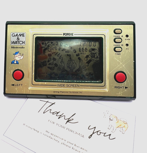 Nintendo game watch - &,
