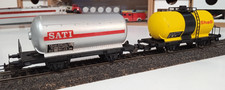 HO LIMA LOT DE 2 WAGONS CITERNE SHELL / SATI  A ESSIEUX  NO ROCO
