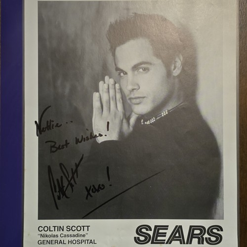 Coltin scott signed original - coltin,