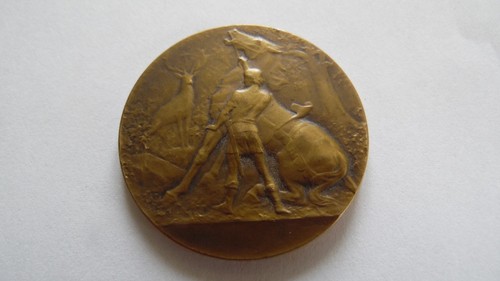 Rare médaille hubert club - st,