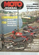 MOTO JOURNAL N°557 50 MOTOBECANE EW / 125 CAGIVA ENDURO / HONDA F2 / YAM SECA