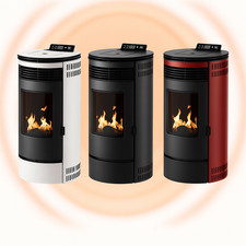 Poêle à pellets 9 kW jusqu’à 220 m³, cheminée et chauffage performant