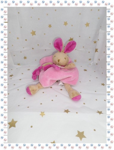 Doudou lapin rose - lapin,