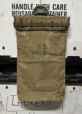 GENUINE RARE US ARMY WW2 LARGE US MAIL BAG COTTON CANVAS 1944 EX COND !!!!