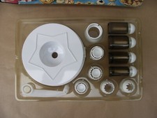 Lot emporte pièces douilles coupe fruit légume en spirale rose tomate concombre