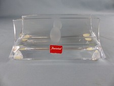 BACCARAT presse papier porte courrier lettre en cristal signé , parfait état