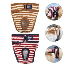  2 Pcs Couche Chiot Pour Chien Femelle Couches Animaux De Compagnie