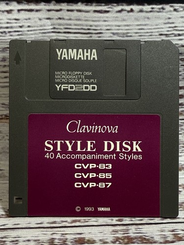 Yamaha clavinova style - clavinova, disk