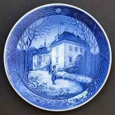 ASSIETTE DE COLLECTION ROYAL COPENHAGEN décor NOEL 1975 MARSELISBORG PALACE