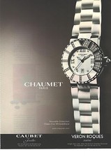 PUBLICITE ADVERTISING 2006   CHAUMET montre Class              130612