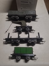 JEP Lot De 4  WAGONS TOMBEREAU