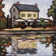 Tableau Chocolaterie Pont Canal de Briare Loiret  Tourrier