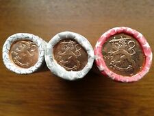  Finlande 42 rouleaux non aveugles 1 2 5 cents 1999-2012 (2100 pièces) I