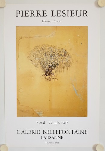 Affiche pierre lesieur - lesieur, 1987