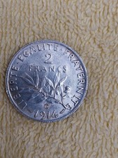 2 francs semeuse argent 1914C.