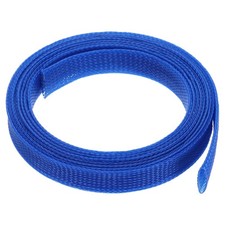 Gaine Extensible PET 29.8mm Pour Câble Bleue Longueur 3 M