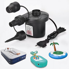 Pompe À Air Électrique Portable Pour Matelas Pneumatique Avec 3 Buses, 110 V AC/