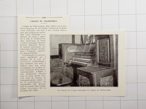 1931 orgue eglise de - de, l'