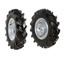 Paire Roues Gommées 4.00-8