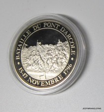 MEDAILLE NAPOLEON BONAPARTE ~ BATAILLE DU PONT D' ARCOLE (41mm) 