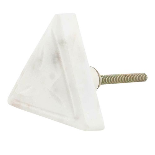 Fait main blanc triangle - à,