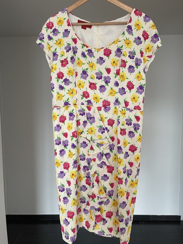 Robe soie vintage valentino - robe,