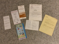 Paquebot FRANCE liste passagers croisière ibérique mai 1974 + programme et doc