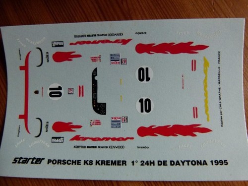 Decal porsche kremer - porsche, k8