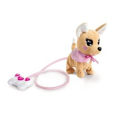 Peluche Chihuahua Chi Chi Love Loomy - 20 cm - Peluche filoguidée - Piles inclus