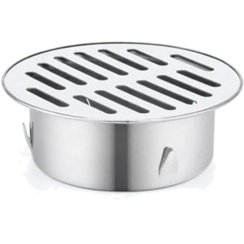 Siphon sol rond acier - siphon,
