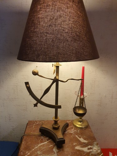 Lampe bronze véritable - lampe,