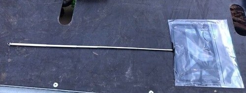 Epuisette extensible noire - epuisette,
